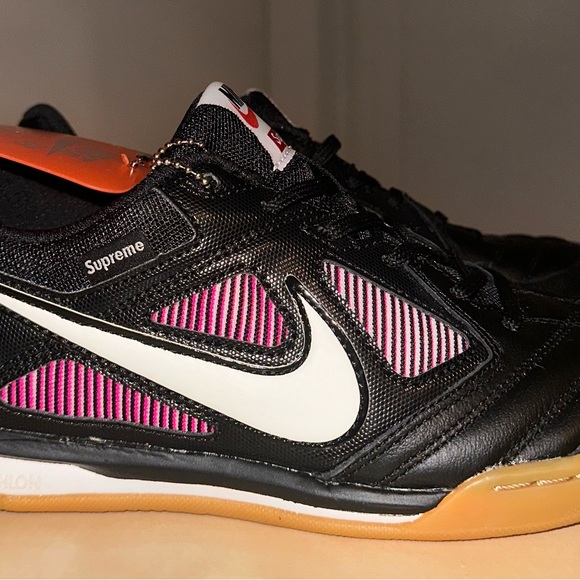 Nike SB Gato QS; Size 5.5 Mens; Black/White-Spirit Teal; SUPREME Nike SB; NEW - Picture 2 of 14